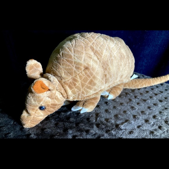 Pier 1 Armadillo Bean Plush | Stuffed Animal Toy - Picture 5 of 11